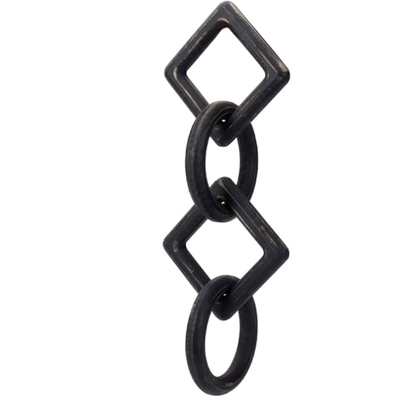 Axioma Chain Link Decoration Decor Vintage Art Wooden Hook Bohemian Tabletop Wood Chain black