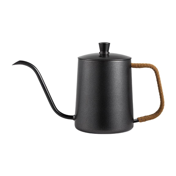 Axioma Coffee Maker Pour Over Coffee Maker Tea Kettle Stainless Steel Scratch Resistant 600ml Black
