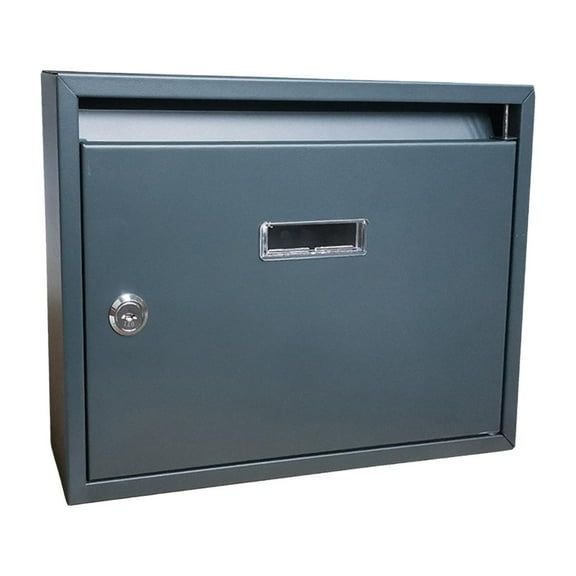Axioma Combination Locking Mailbox Hanging Security Letter Deposit Drop Box Paperwork Holder Secure Postbox Case Porch Room Decor Sand Gray