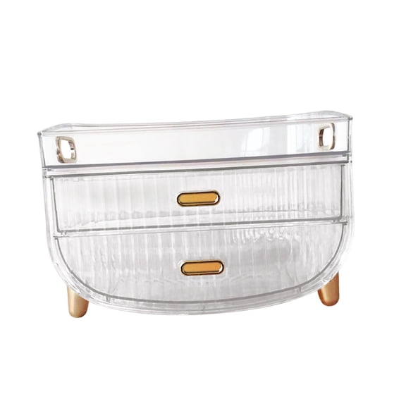 Axioma Cosmetic Desktop Case Cosmetic Storage Rack Cosmetic Display Cases Makeup Holder Clear