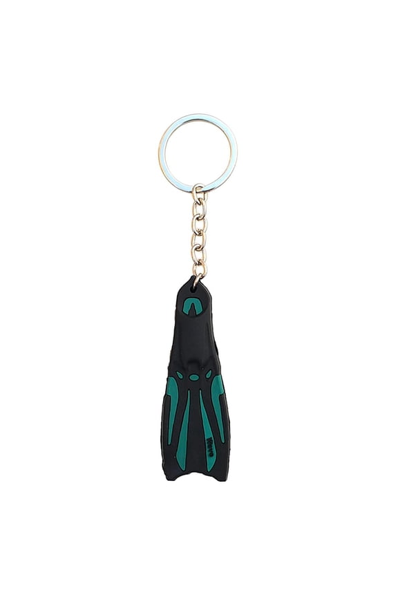 Creative Diving Chain Dive Key Ring Car Motorcycle Holder Green