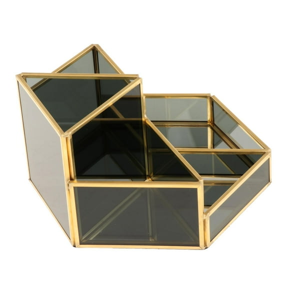 Axioma Creative Makeup Organizer Organizer Organizer Box Storage Box Display Case Gifts Holder Black A