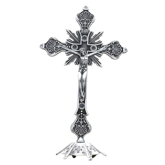 Axioma Crucifix with Stand Sculpture Catholic Jesus Cross Statue Collection Table Cross