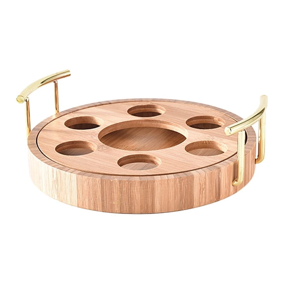 Axioma Cup Holder Serving Tray Glass Holder Stand Drink Cup Storage Holder Display Rack Round
