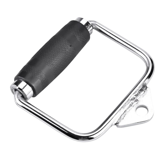 Axioma D Row Handle, Cable Attachment Accessories, Rubber Grip, Triceps Stirrup Handle,