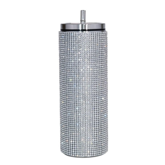 Axioma Diamond Bling Cup Glitter Water Bottle Vacuum Flasks Mugs Beverage Container for silver