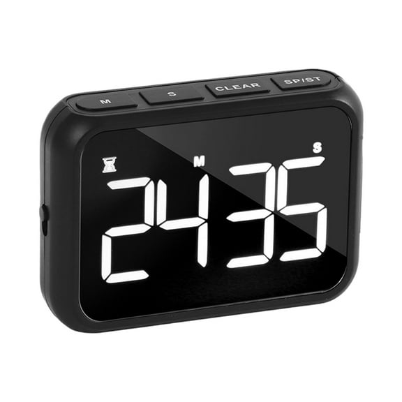 Axioma Digital Kitchen Cooking Timer Clock Stopwatch USB Charging for Study Games Black