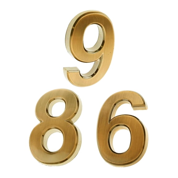 Axioma Door Number Signs Numeric Plastic Plaques Door for home and hotel Room Office 6 8 9