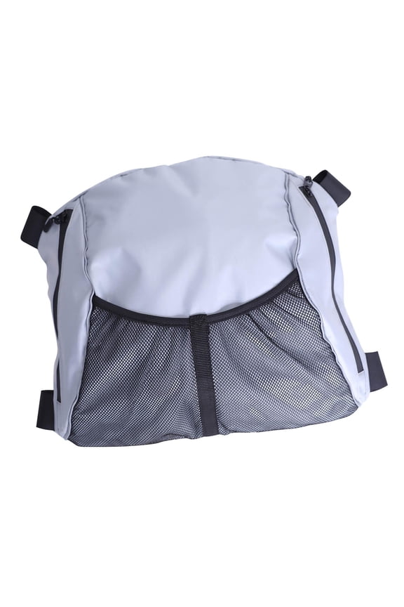 Durable Kayak Mesh Bag Storage Pouch Reflective Stripe Waterproof Sack for Tool Gray