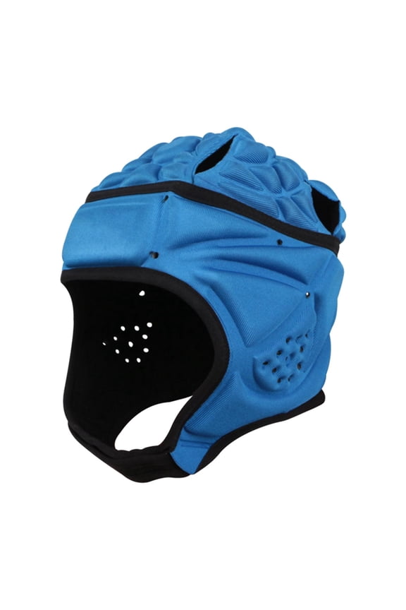 EVA Sponge Football Hat Head Protector Padded Protective Elastic Soft Breathable BLue