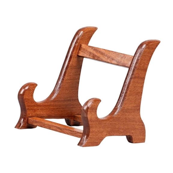 Axioma Easel Plate Display Stand Photo Holder Stand Versatile Artwork Wood Storage Rack Rosewood