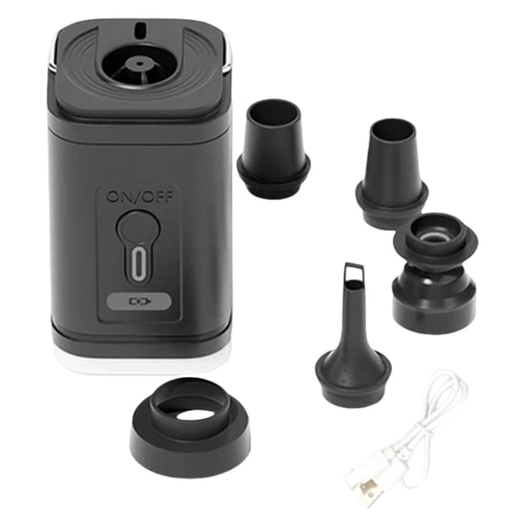 Axioma Electric Air Pump Camping Light Mini Pump for Exercise Ball Inflatable Bed Giant
