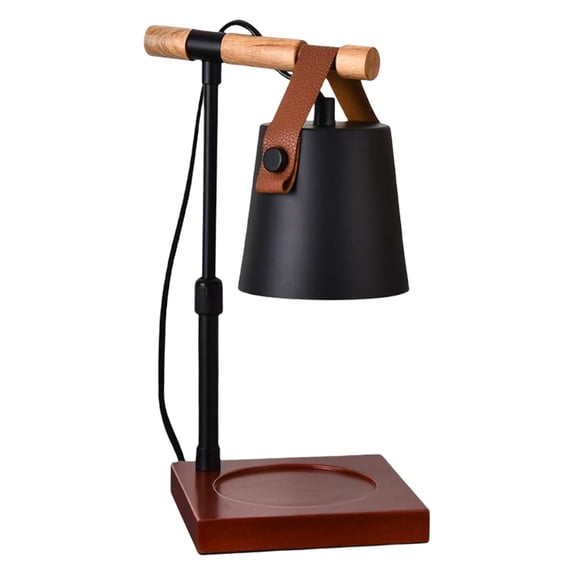 Axioma Electric Candle Warmer Burner Melter Height Adjustable for Essential Oil Black