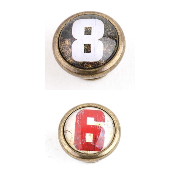 Axioma Elegant Brass Cabinet Drawer Round Pulls for Cupboards and Bins