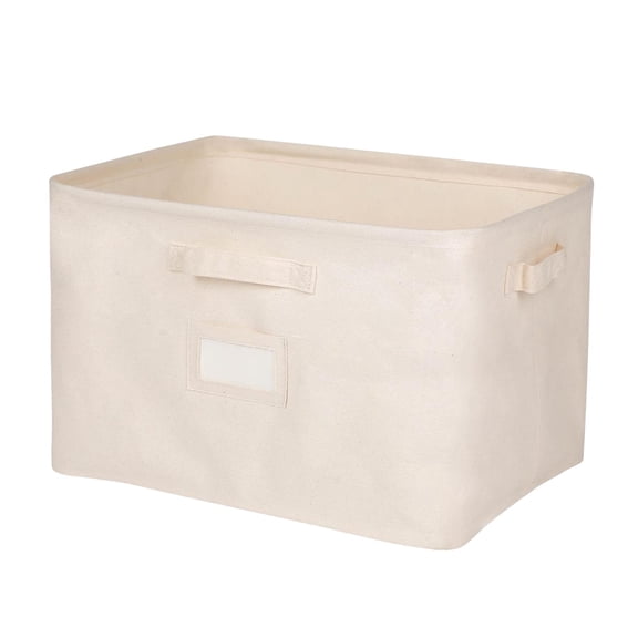 Axioma Fabric Storage Boxes Organiser Foldable Blanket Storage Bag for Comforter Pillow Without Lid L