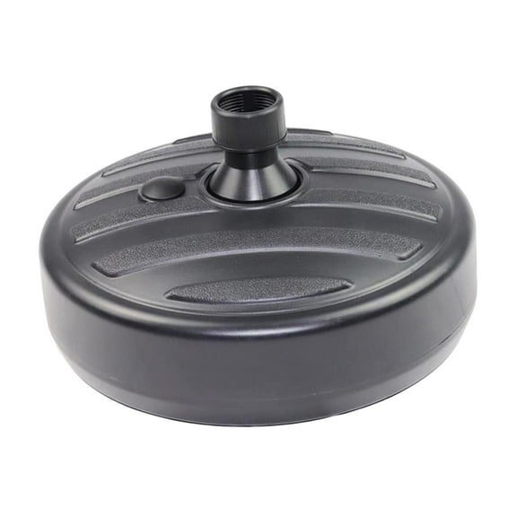 Axioma Fillable Base Bracket Round Plastic Patio Post Bracket for Outdoor, Lawn, Garden