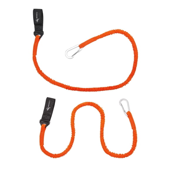 Axioma Fishing Pole Tether, Kayak Paddle Leash, Paddle Board Fishing Accessories, Heavy 2pcs