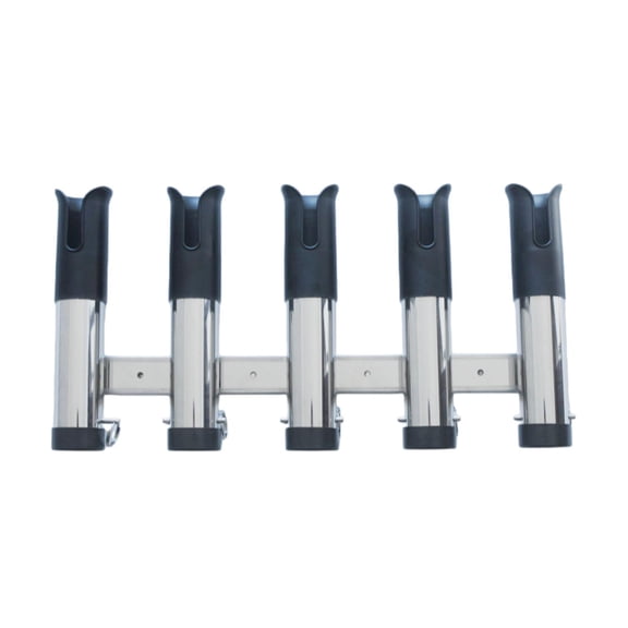 Axioma Fishing Rod Holder Bracket 5 Tube Fishing Pole Rack for Tackle Box Garage Yachts