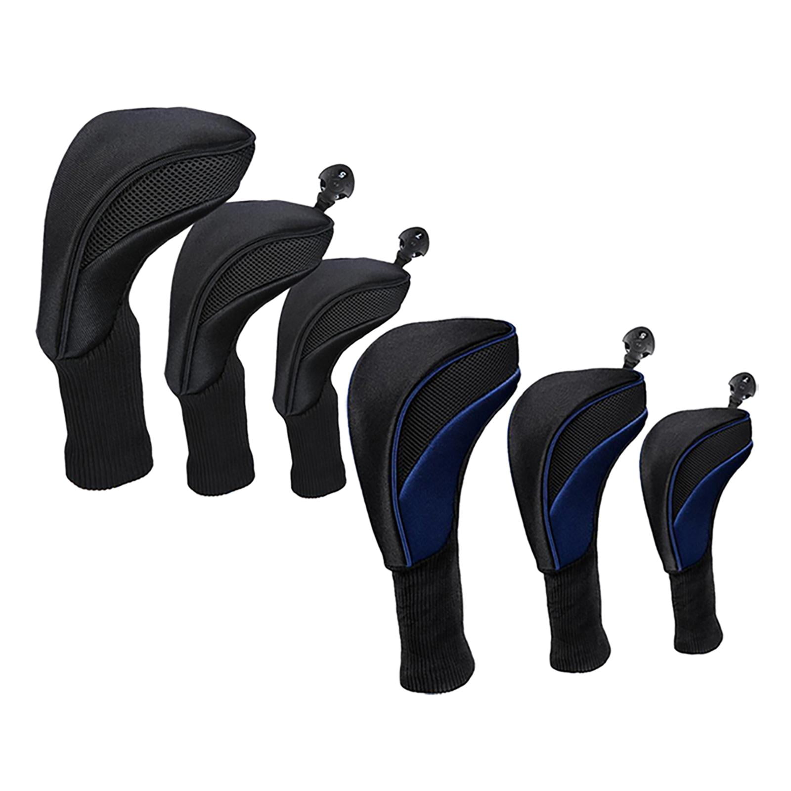 Axioma Flameer 6pcs Golf Club Headcover 460cc Hybrid Driver Wood Head Cover No. 1 3 5