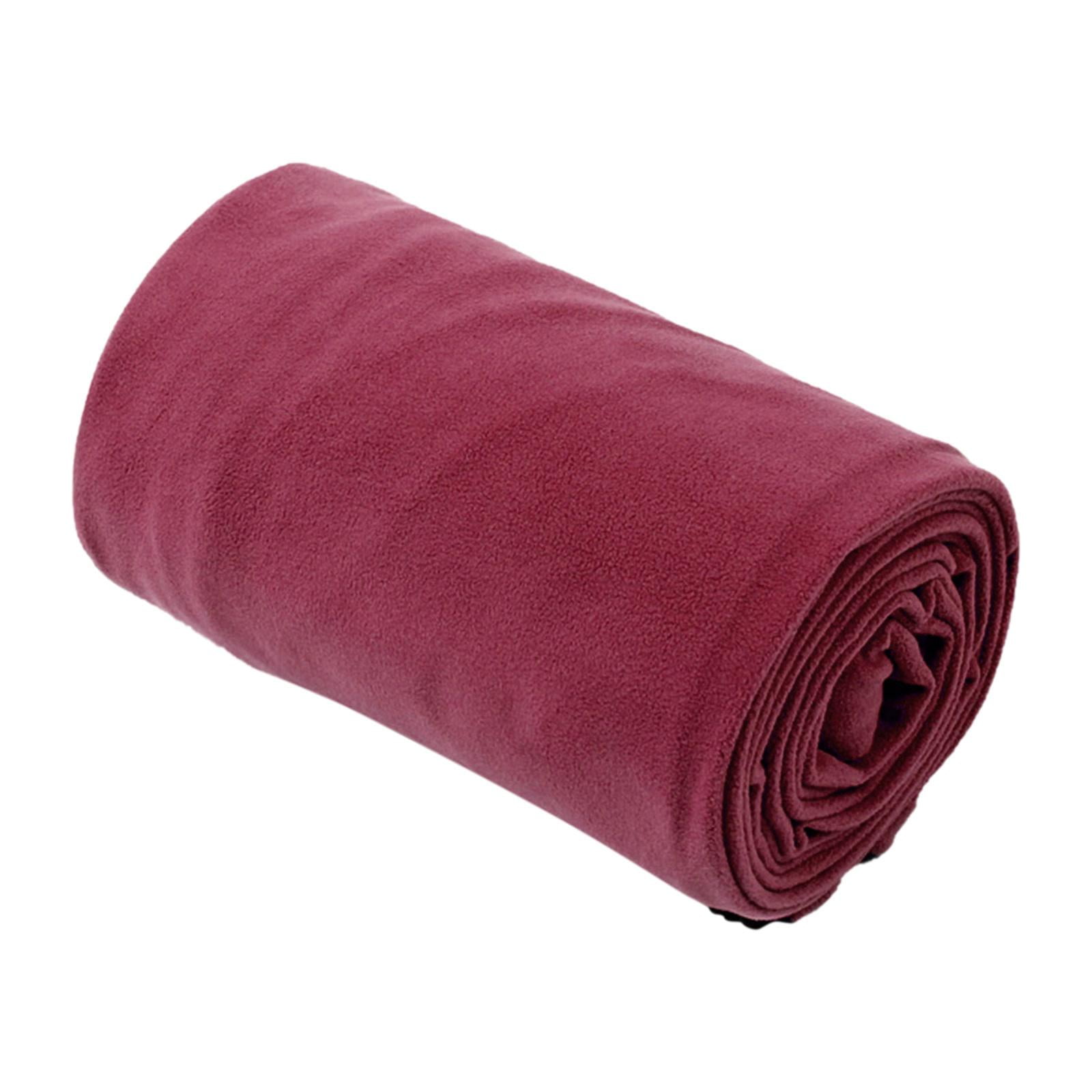 Axioma -Fleece sleeping bag liner, thermal pillow, sleeping bag, warm emergency camping Deep Red
