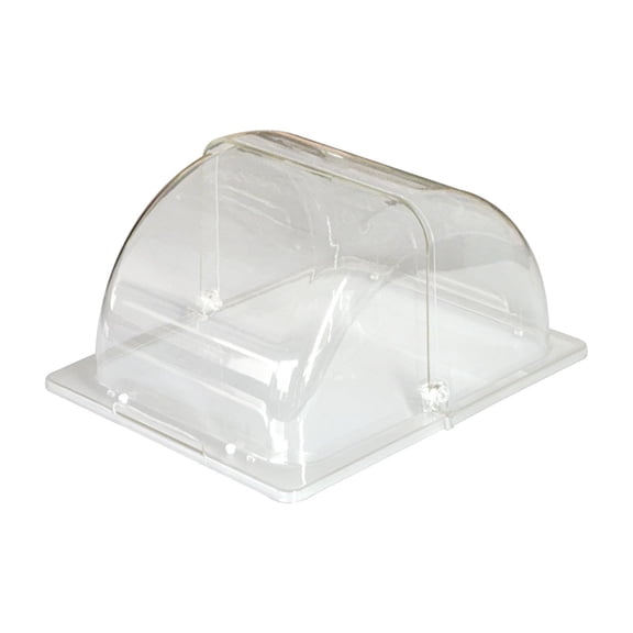 Axioma Food Cover Bakery Plate Cover Rectangular Protector Clear Food Tent Tray Lid for 33cmx27cmx17cm