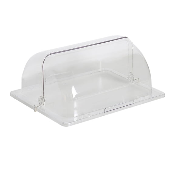 Axioma Food Cover Bakery Plate Cover Rectangular Protector Clear Food Tent Tray Lid for 34cmx27cmx15cm