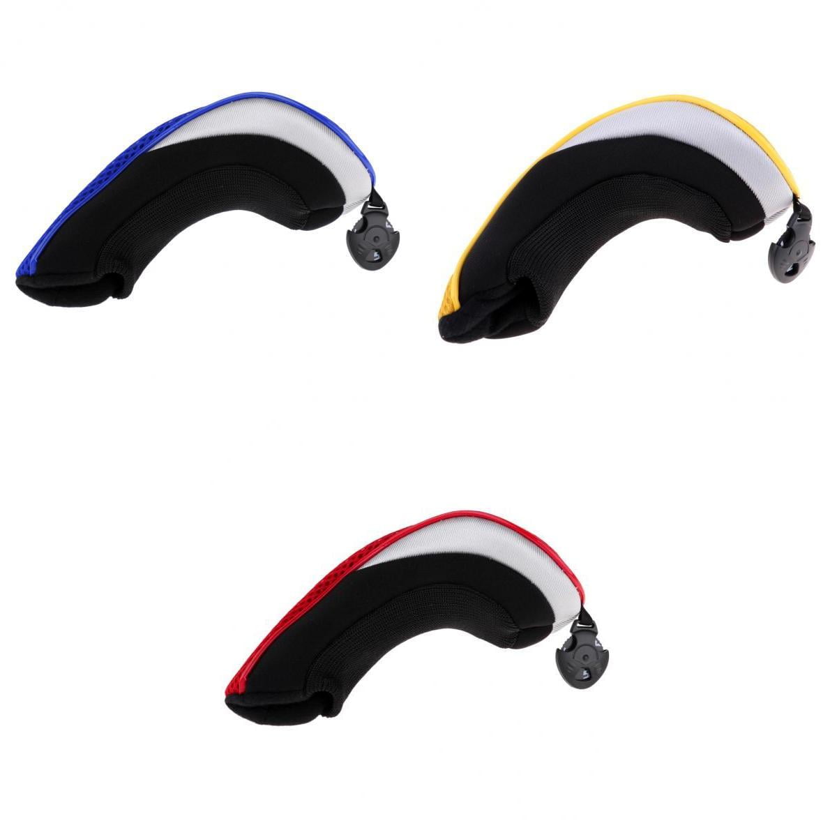 Axioma Gazechimp 3 Pieces Golf Hybrid UT Club Head Cover Headcover with Number Tag Blue