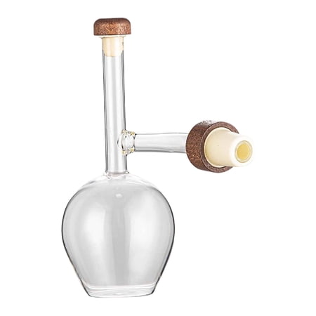 Axioma Glass Decanter Glass Aerator Portable Flat Bottom Fast Pouring Tool Glass Bottle Smooth