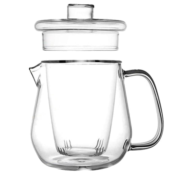 Axioma Glass Teapot Stovetop Safe with Removable Infuser Iced Tea Pitcher Tea Pot Glass