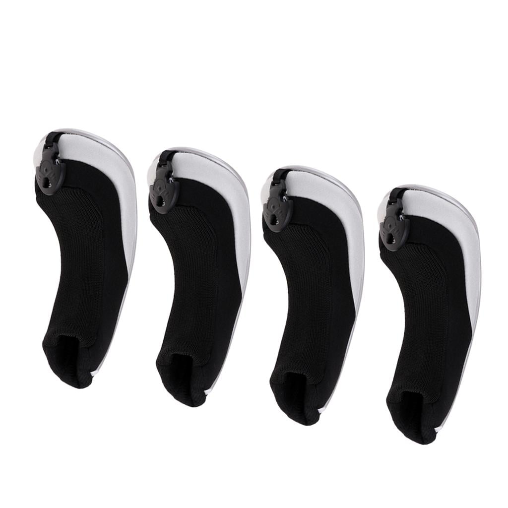 Axioma Golf Hybrid UT Club Head Cover Headcover & Adjustable Number Tag 2 3 4 5 7 X - Black