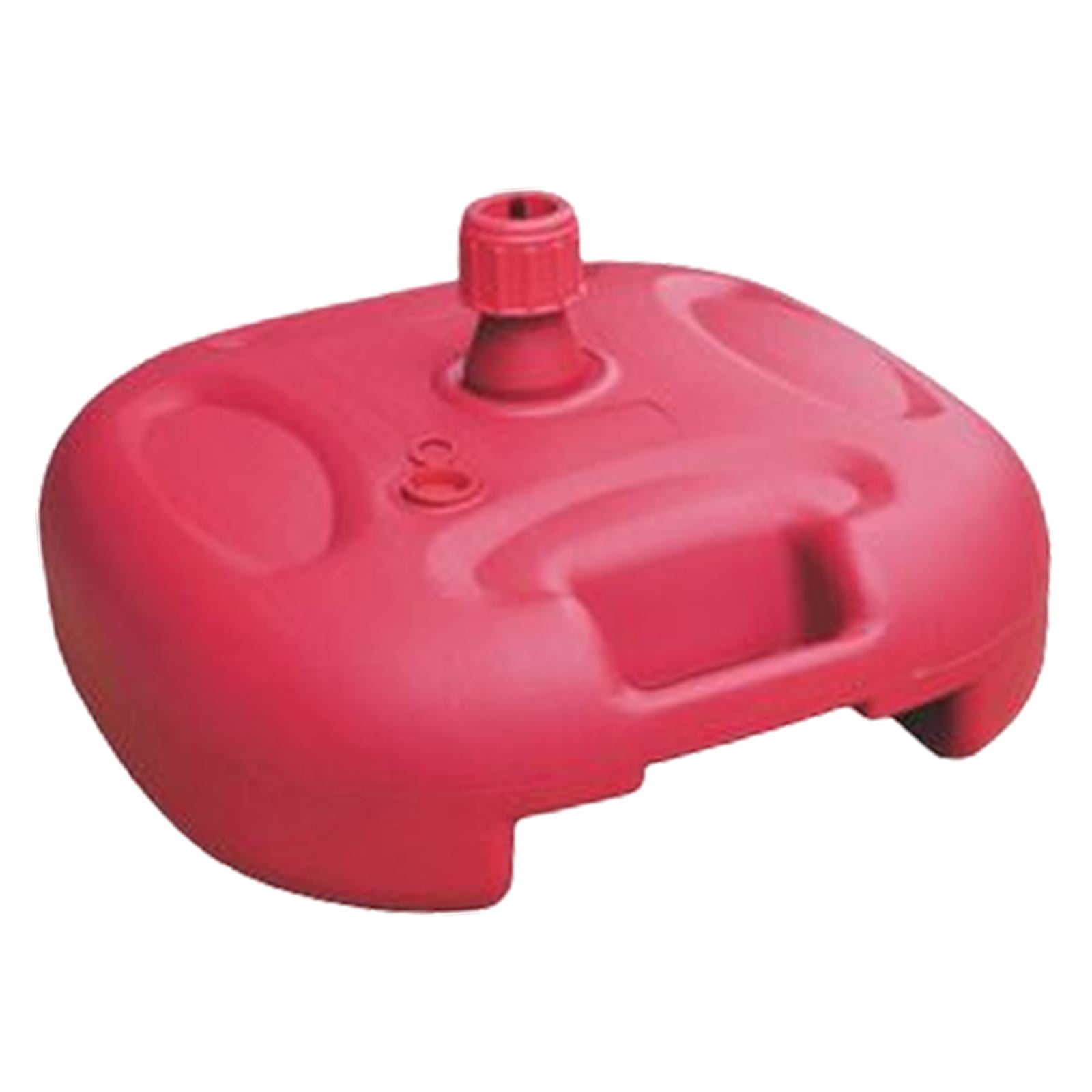 Axioma Heavy Duty Outdoor Umbrella Stand Water Filled Weight Patio Umbrella Stand Sun Red