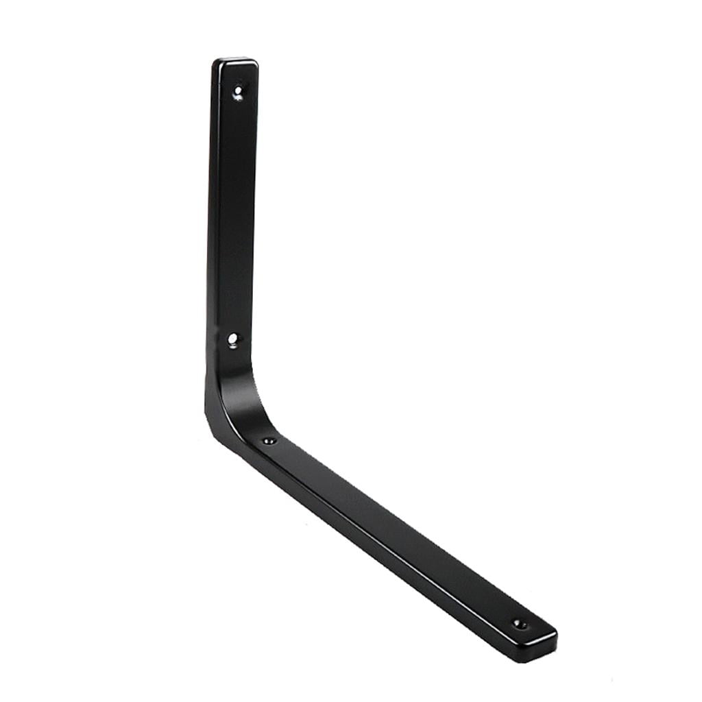 Axioma Heavy Duty Shelf Bracket Wall Hanging Shelve L Shaped Black 16Inch