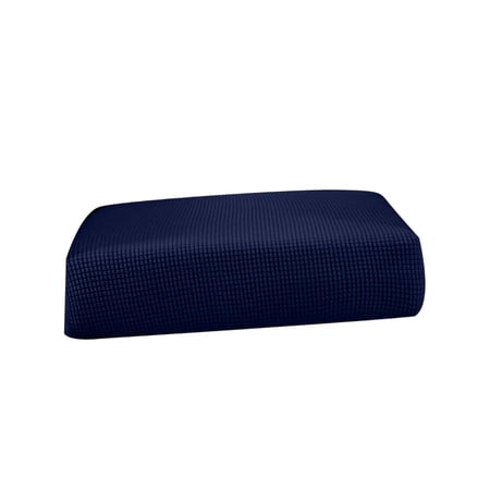 Axioma High Stretch Sofa Cover/Slipcover Soft Spandex Form Fit Slip Resistant Furniture Dark Blue_Size S