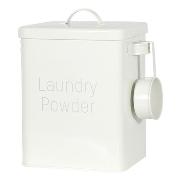 Axioma Household Laundry Powder Tin Large Bucket Storage Container 6L Capacity Canister