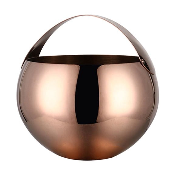 Axioma Ice Bucket Drink Cooler Tub with Handle for Wine Champagne Beverage Drinks Party 2L Rose Gold