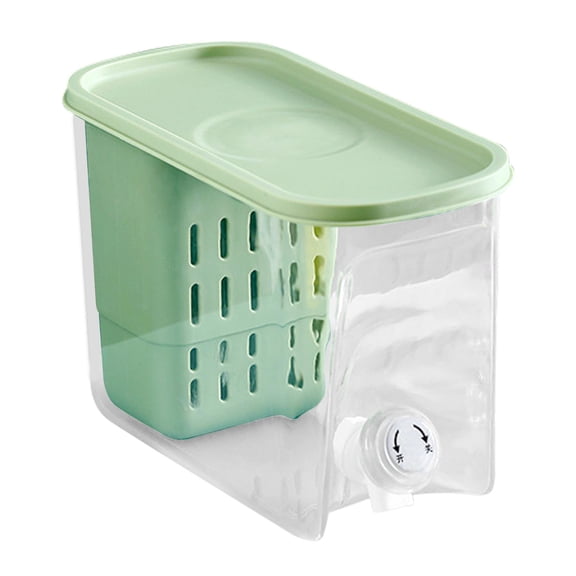 Axioma Iced Beverage Dispenser Drinkware Tea Lemonade Cans Jug Beer Pitcher for Kitchen green