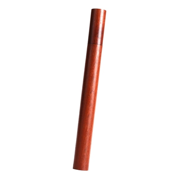 Axioma Incense Stick Storage Container Incense Canister Tea Tube Brown Incense Case Jar 24.5X2.3cm