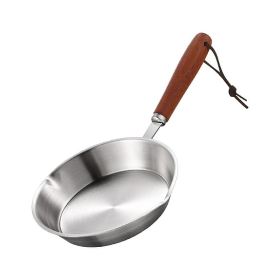 Axioma Kitchen Stainless Steel Butter Melting Pan Cookware Anti-scald Cookware Omelette Small