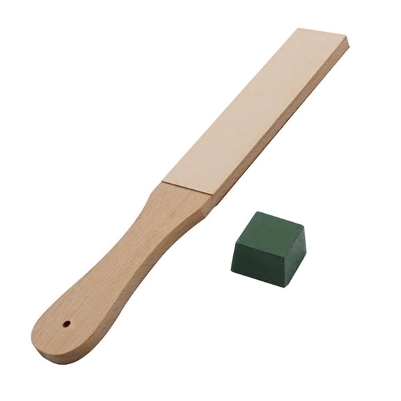 Axioma Leather Stropping Set Leather Sharpening Block Polishing Compound Leather Honing