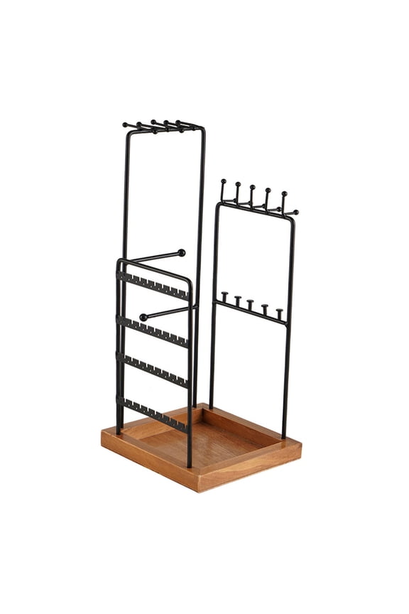 Metal Earring Holder Hanging Jewelry Organizer with Holes Jewelry Display Holder
