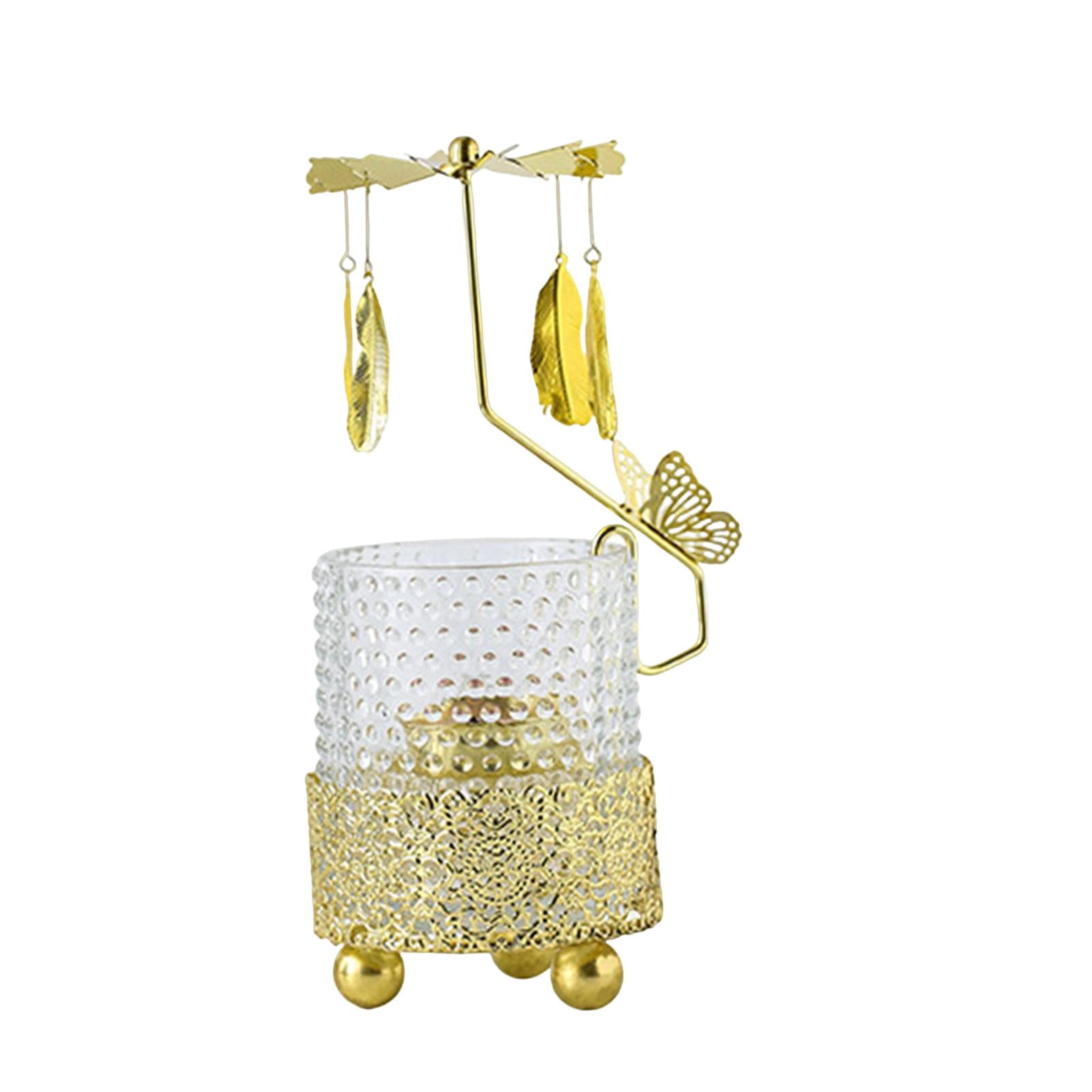 Axioma Metal Rotating Candlestick, Tea Light Candle Holder Tealight ...