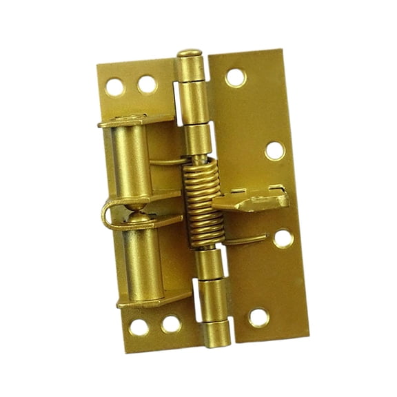 Axioma Metal Spring Door Hinge Self-Closing Automatic Powered Closer Device for Cabinet Gold
