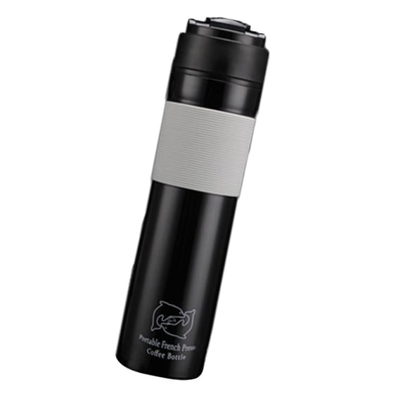 Axioma Mini Manual Coffee Maker Hand Operated Coffee Machine For Travelling Black
