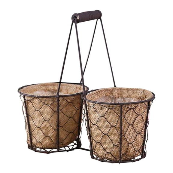 Axioma Multi-functional Outdoor Hanging Basket Plant Iron Racks Kitchen Storage Garden Supplies Style 5