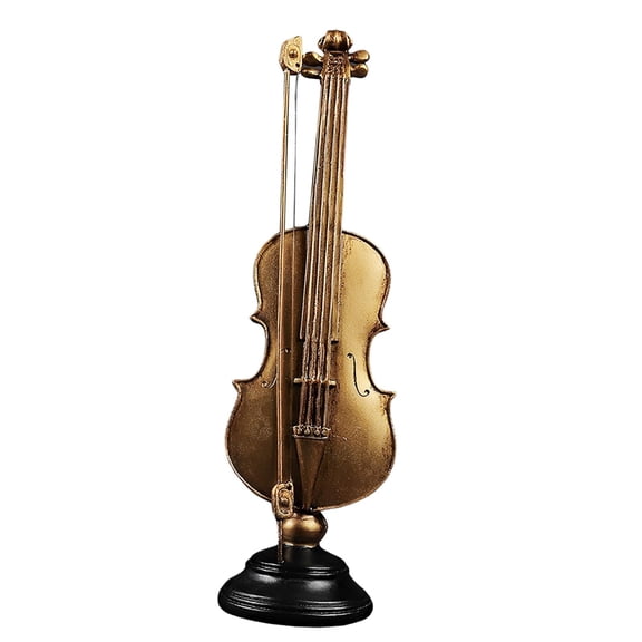 Axioma Musical Instrument Figurine Music Instrument Accessories Model Ornament Figurine violin