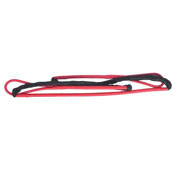 Axioma Nylon Bow String Replacement, Traditional Bowstring Replacement, Adjustable Size Black Red 66 inch