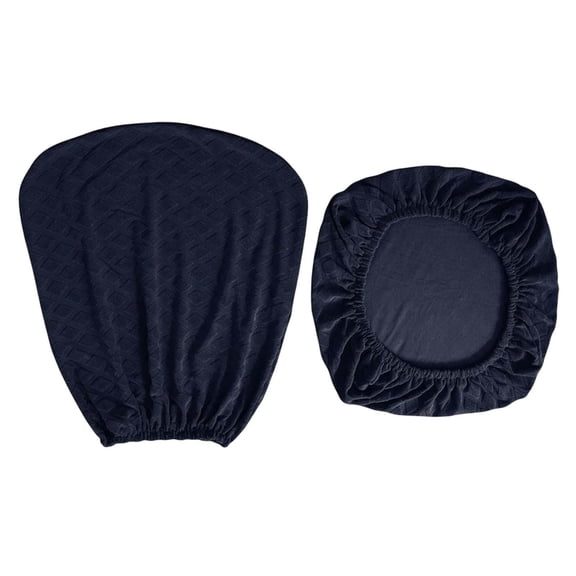 Axioma Office Chair Cover Oilproof Elastic Stretch Chair Slipcovers Computer Desk Chair navy blue