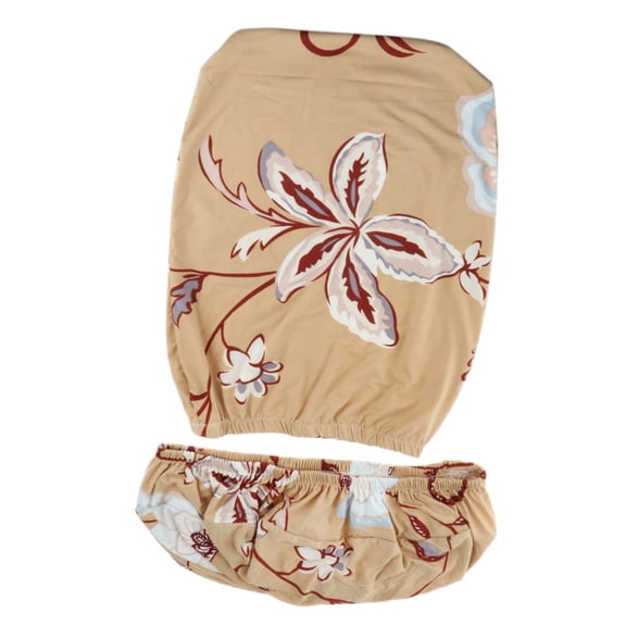 Axioma Office Lifting Rotating Arm Slipcover Removable Stretch Computer Cover with Floral Patterns - Beige-Floral