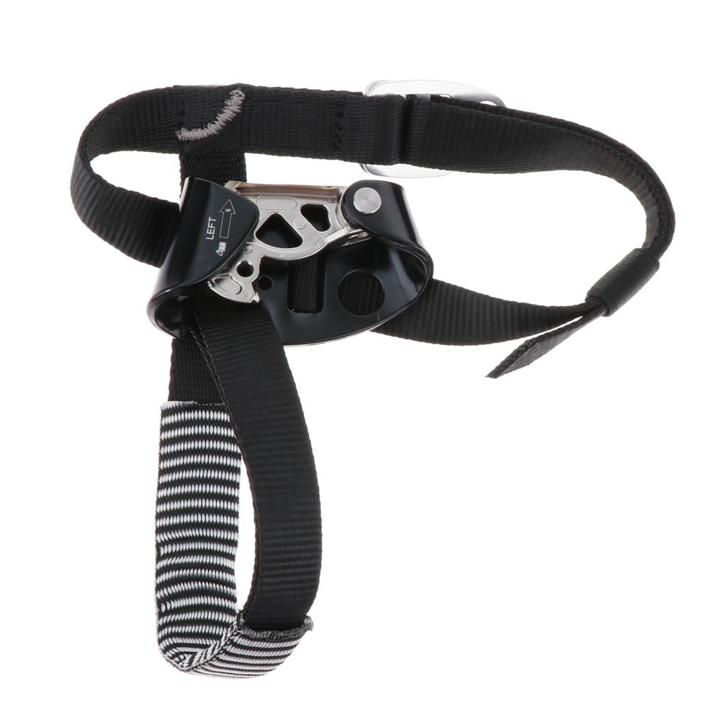 Axioma Outdoor Foot Ascender Riser Rock Climbing Mountaineeriing Strap Equipment Left Left Black