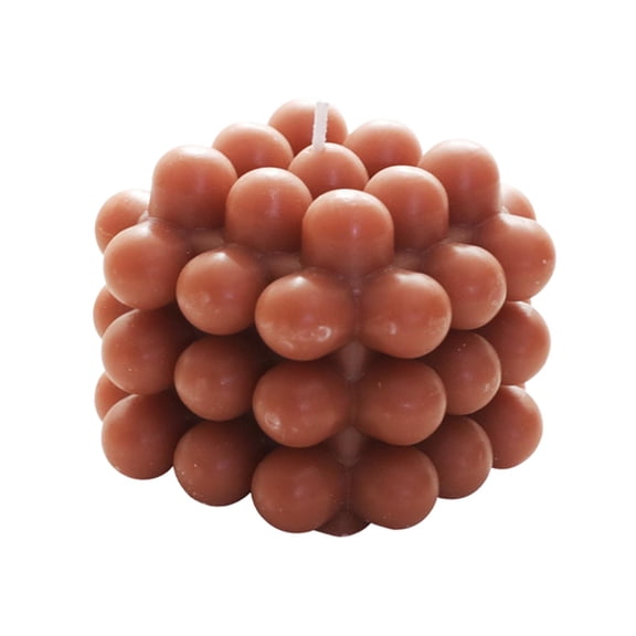 Axioma PETSOLA 3 Inch Bubble Candle Cute Soy Brown